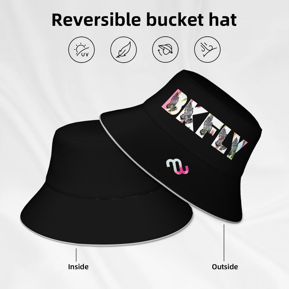 BKFLY Money Bushae HC_T21 Reflective Bucket Hat