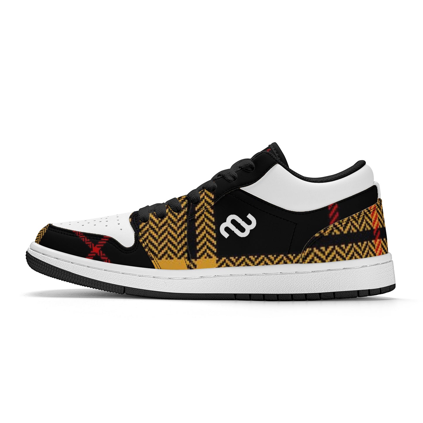 Money Bushae SF_S40 Unisex Low Top Skateboard Sneakers - Black