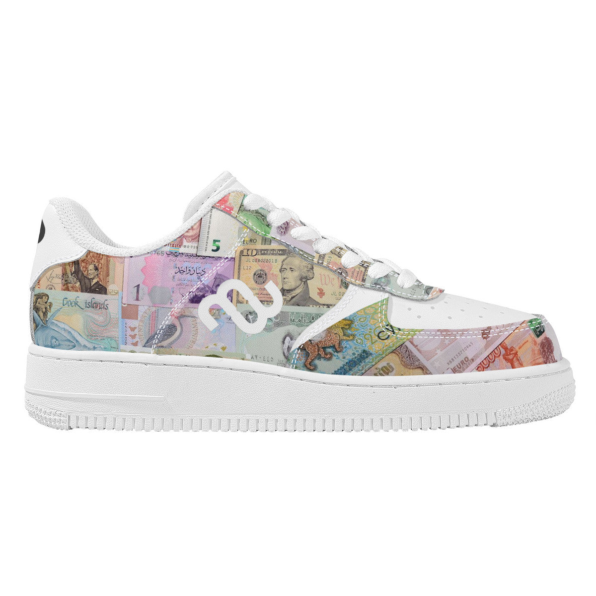 Money Bushae Currency SF_F8 Low Top Unisex Sneaker