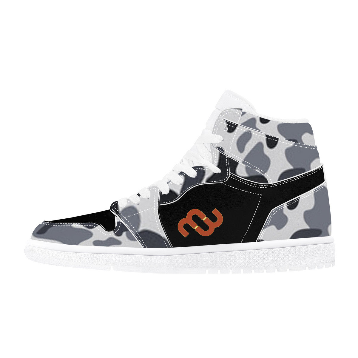 Money Bushae D17 High Top Synthetic Leather Sneaker