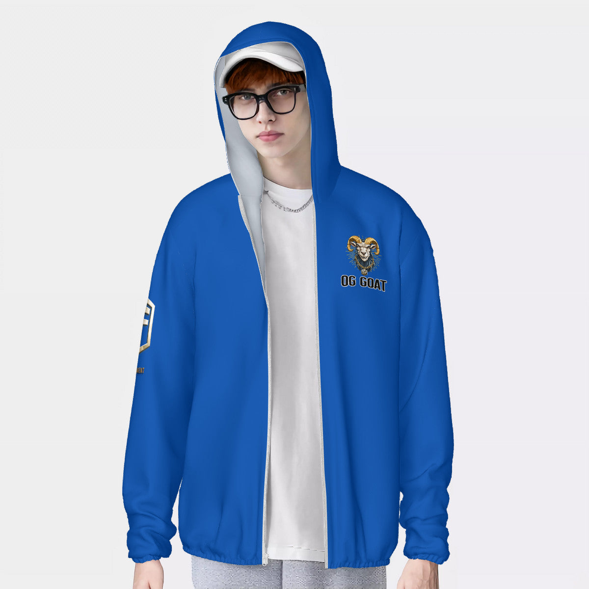 Og Goat HC_F1 Sun Protective Lightweight Zipper Hoodie