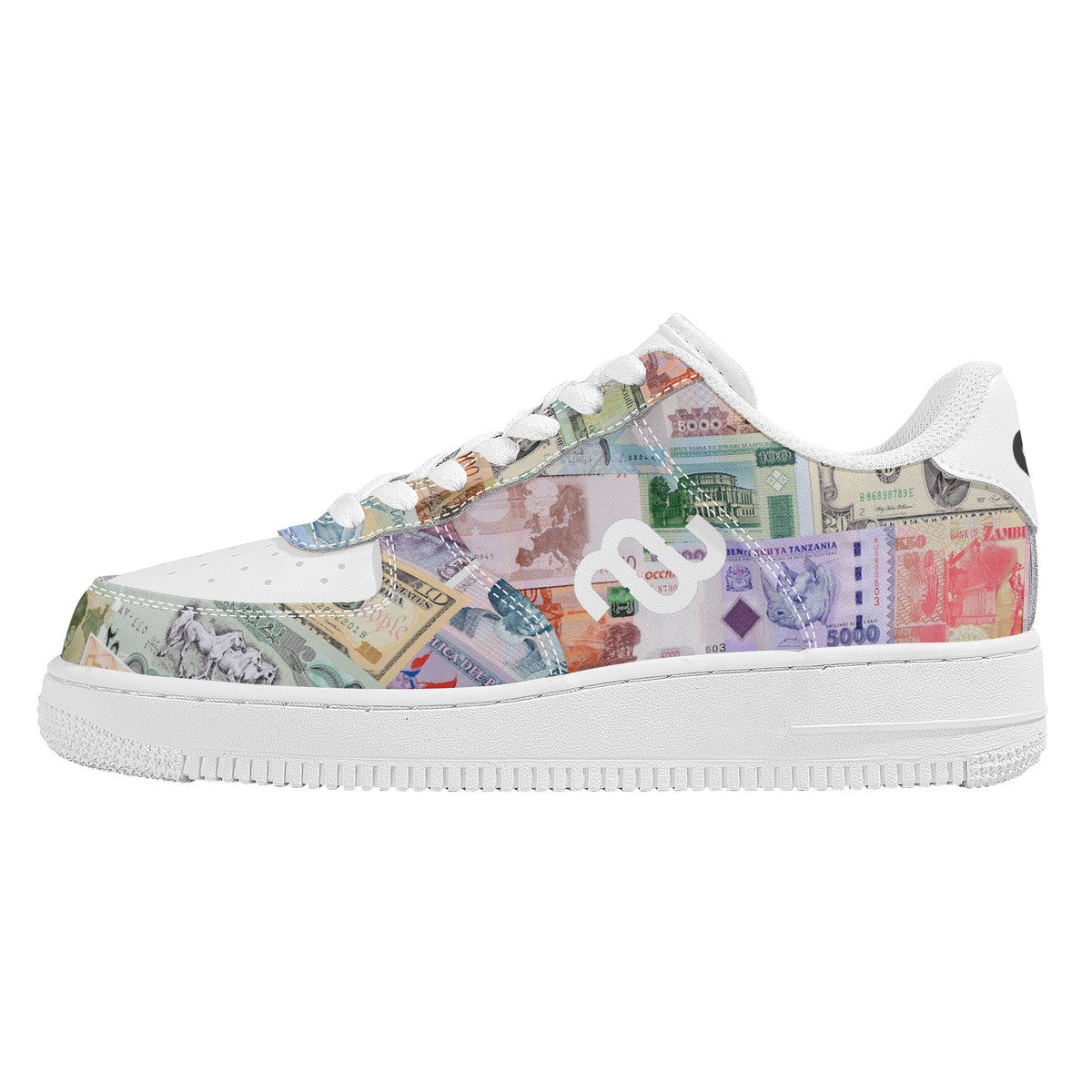 Money Bushae Currency SF_F8 Low Top Unisex Sneaker