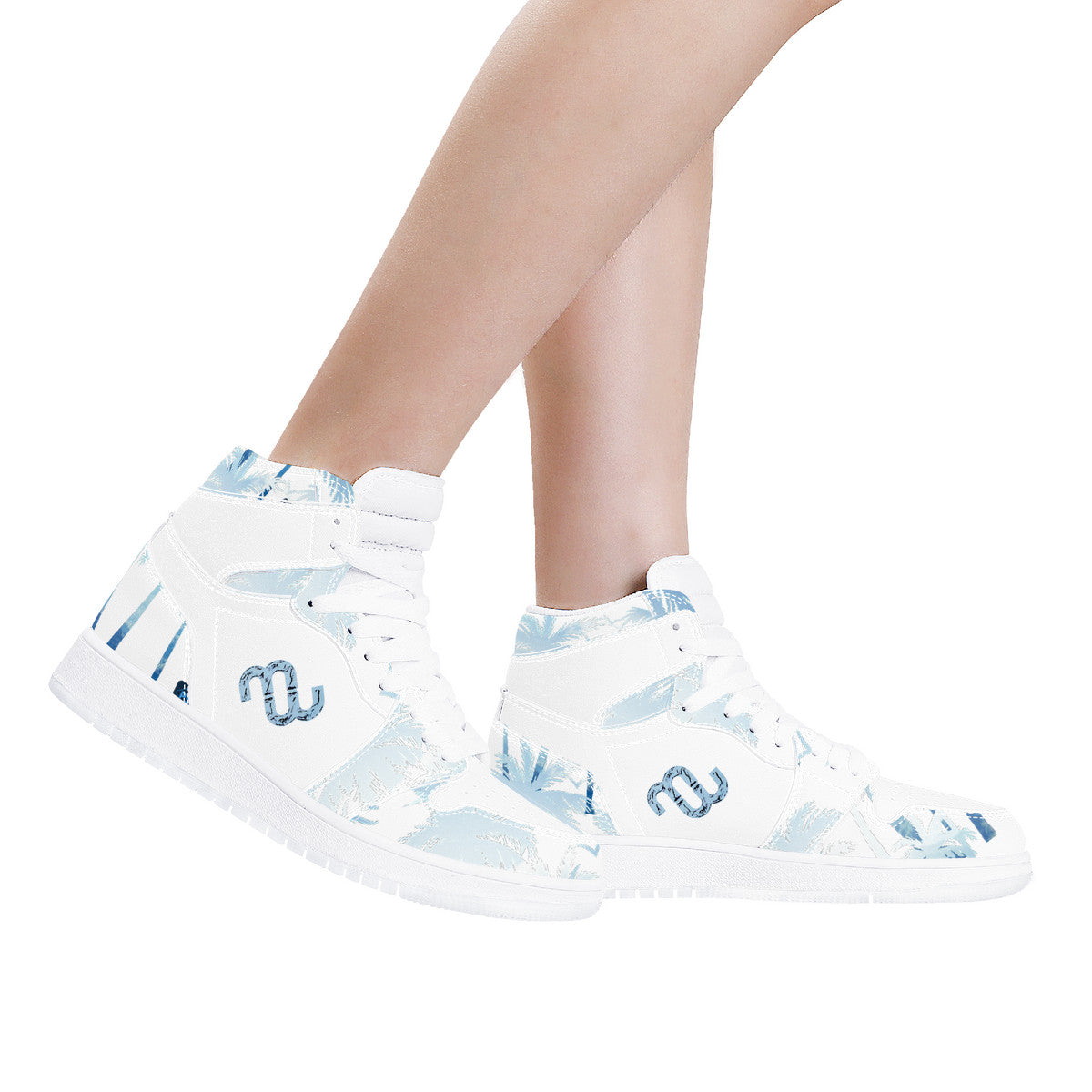 Money Bushae D17 High Top Synthetic Leather Sneaker