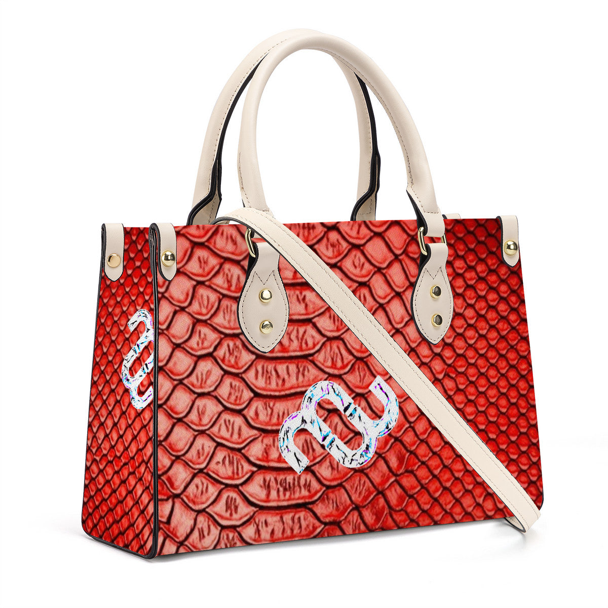 Money Bushae SF_B3 Luxury Women PU Tote Bag - White