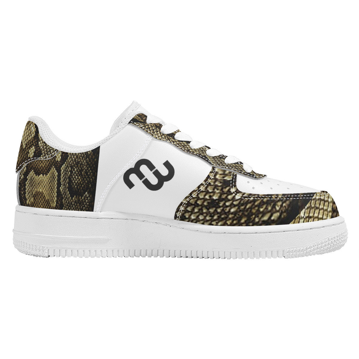 Money Bushae Snake skin print SF_F8 Low Top Unisex Sneaker