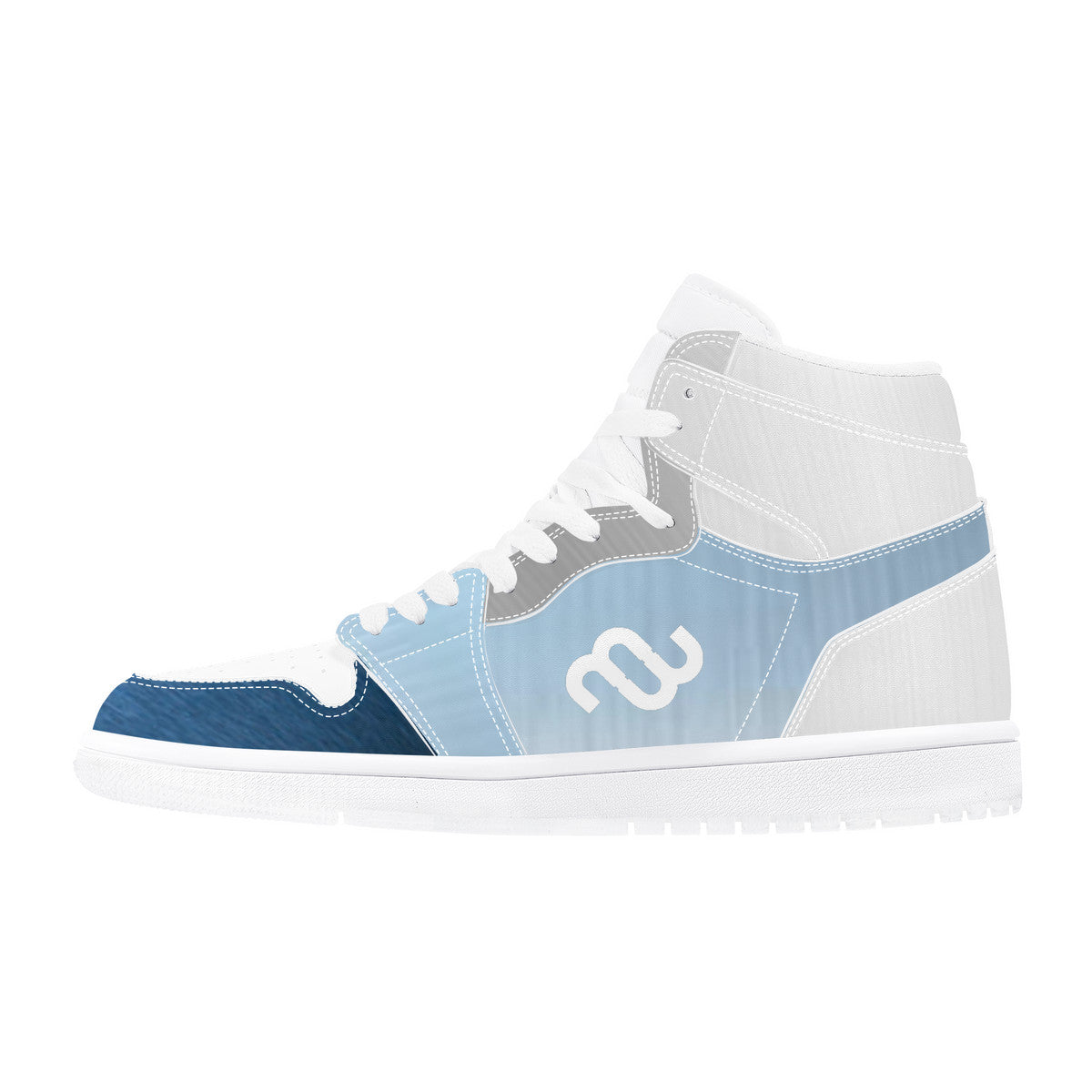Money Bushae D17 High Top Synthetic Leather Sneaker
