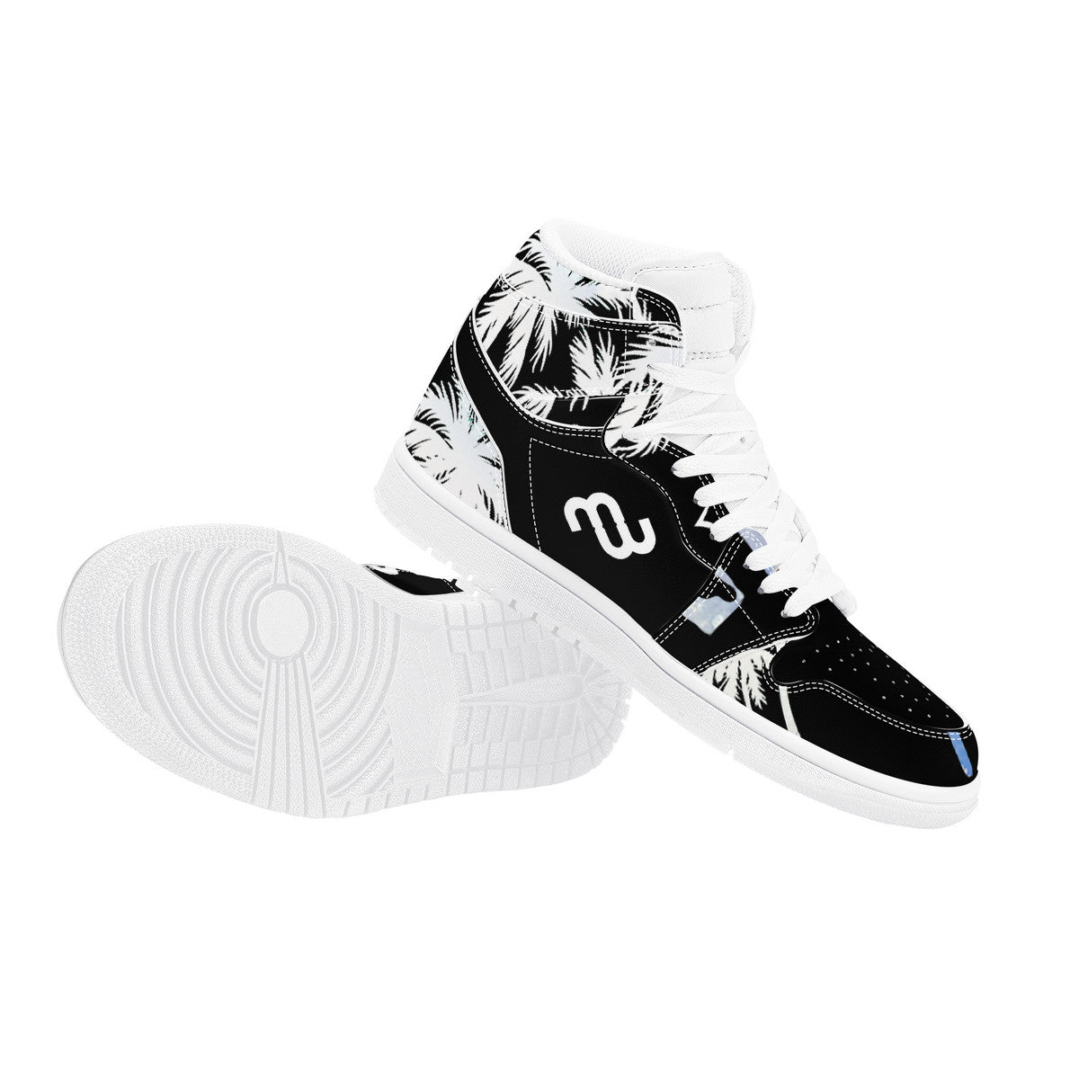 Money Bushae D17 High Top Synthetic Leather Sneaker