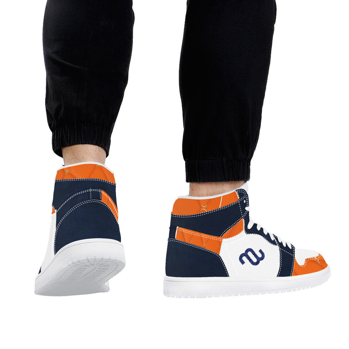 Money Bushae D17 High Top Synthetic Leather Sneaker