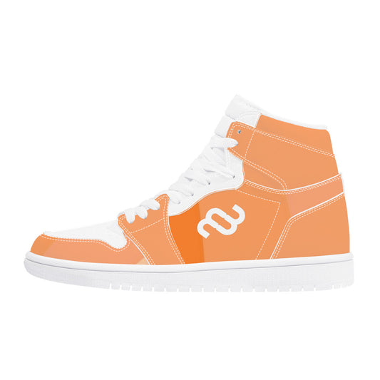 Money Bushae D17 High Top Synthetic Leather Sneaker