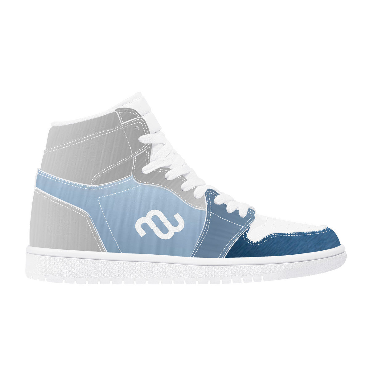 Money Bushae D17 High Top Synthetic Leather Sneaker