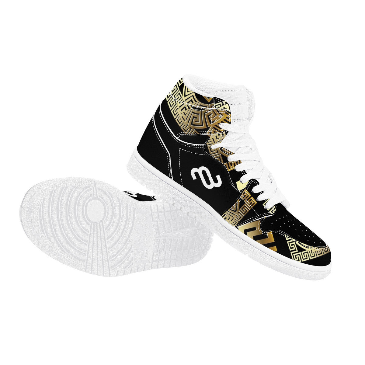 Money Bushae 45 D17 High Top Synthetic Leather Sneaker