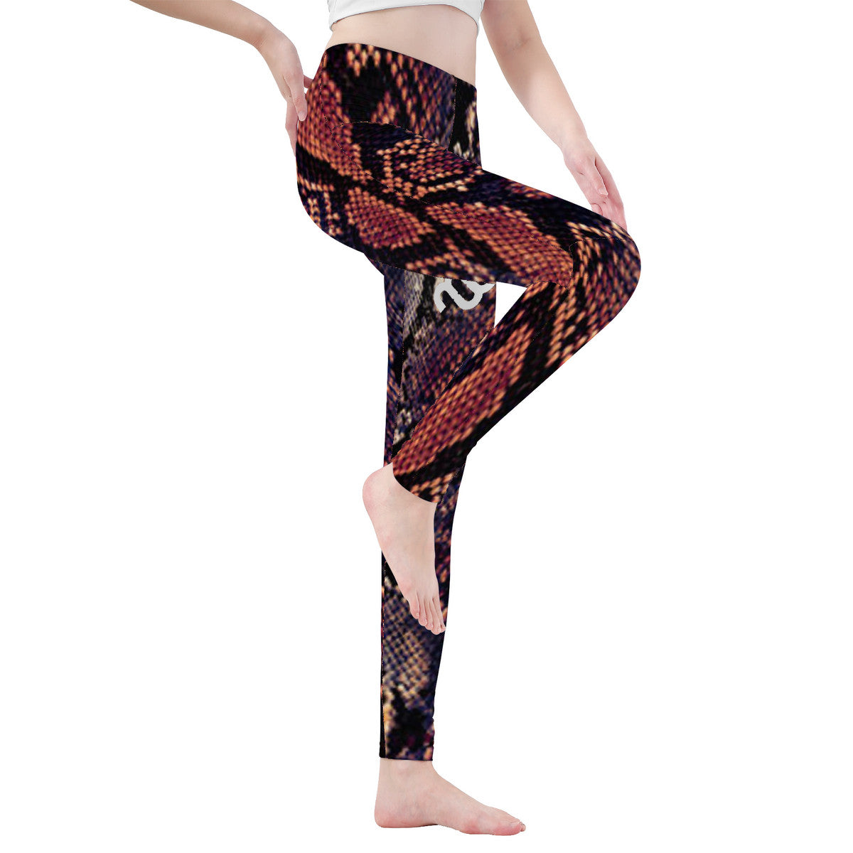 Money Bushae D48 All-Over Print Yoga Leggings