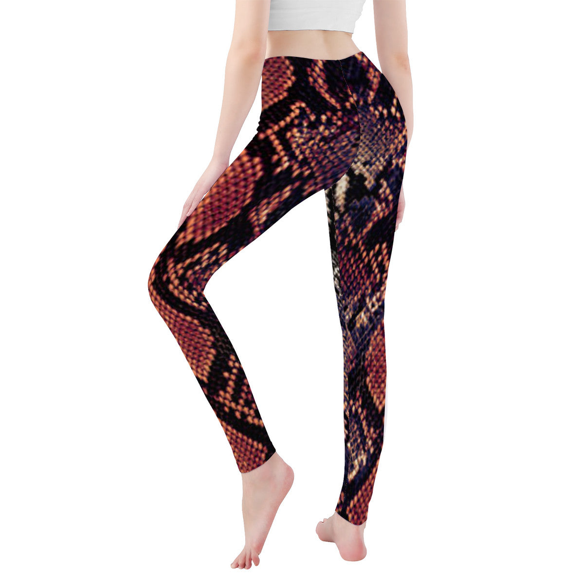 Money Bushae D48 All-Over Print Yoga Leggings