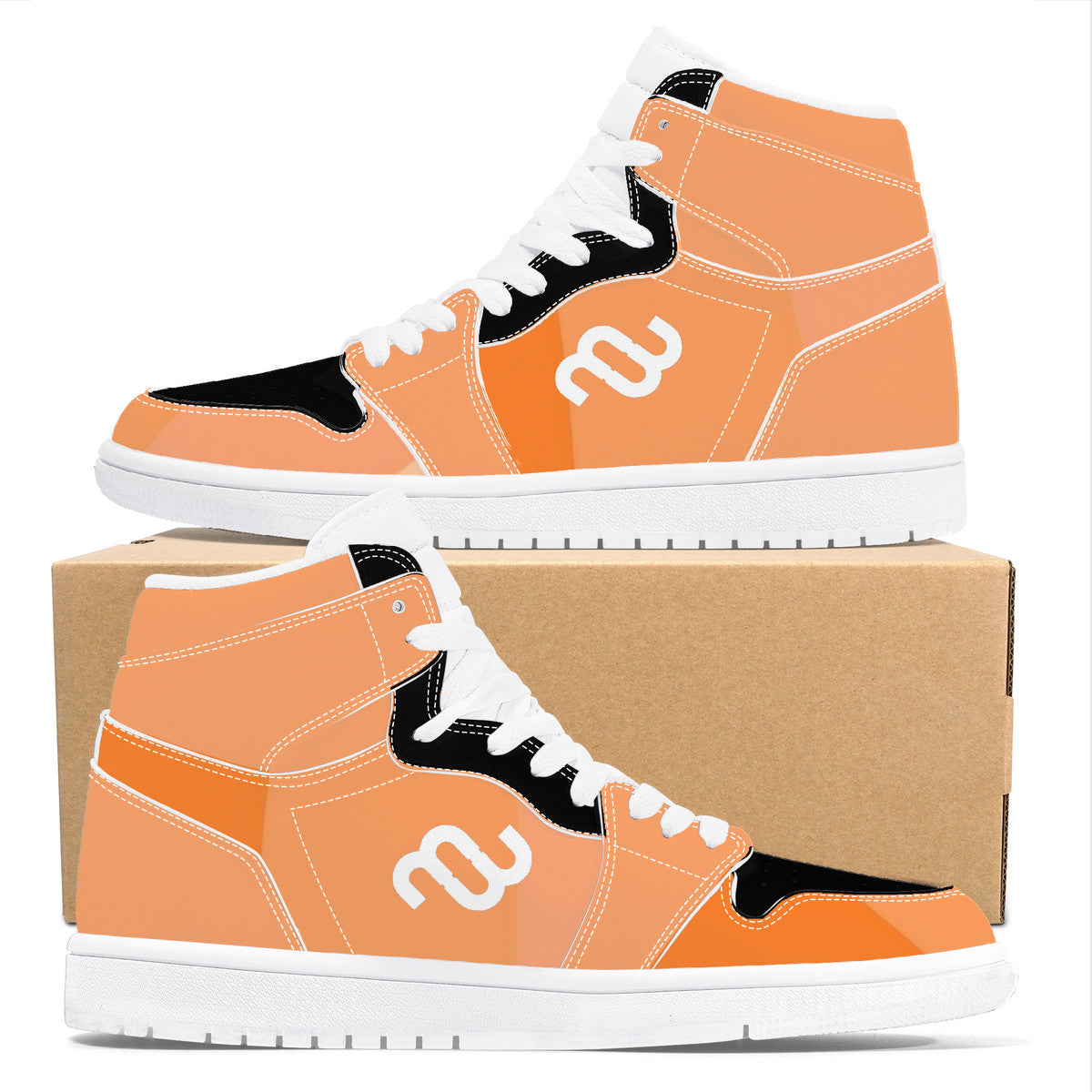 Money Bushae D17 High Top Synthetic Leather Sneaker