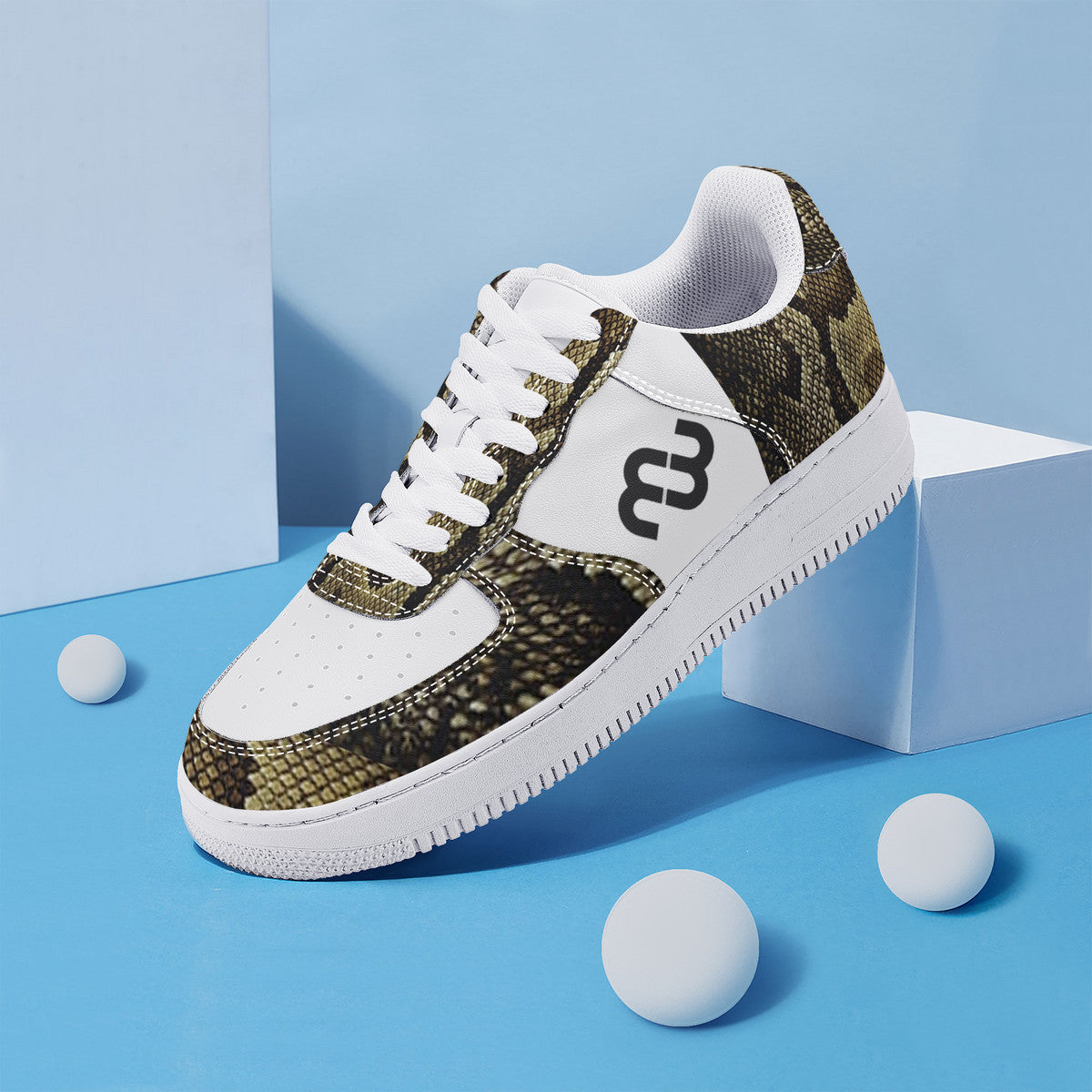 Money Bushae Snake skin print SF_F8 Low Top Unisex Sneaker