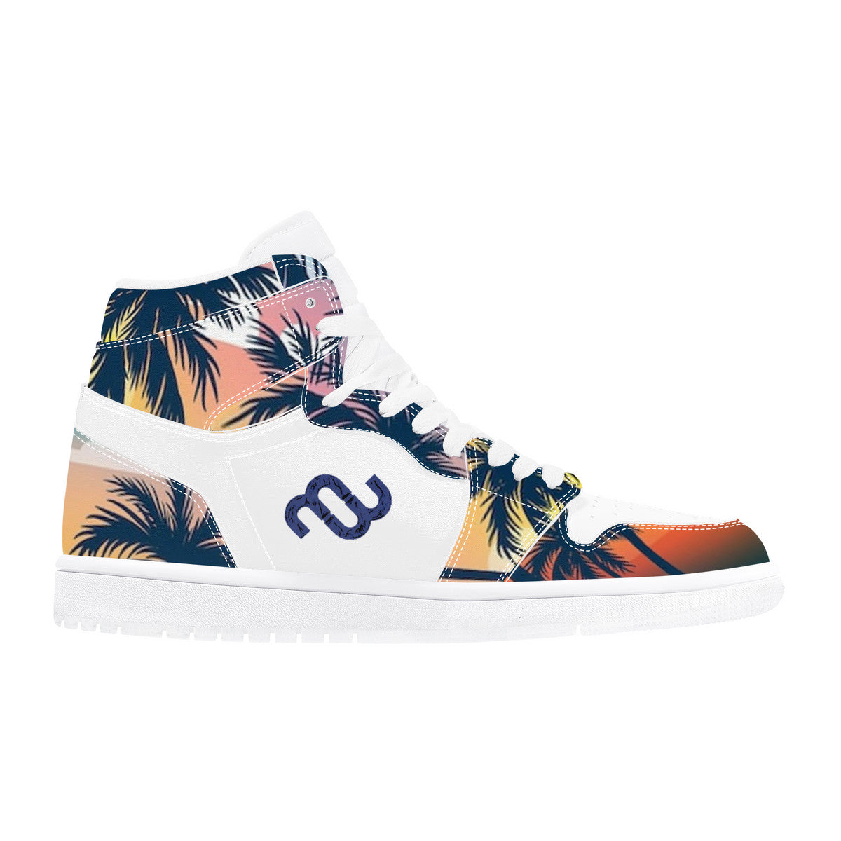 Money Bushae D17 High Top Synthetic Leather Sneaker