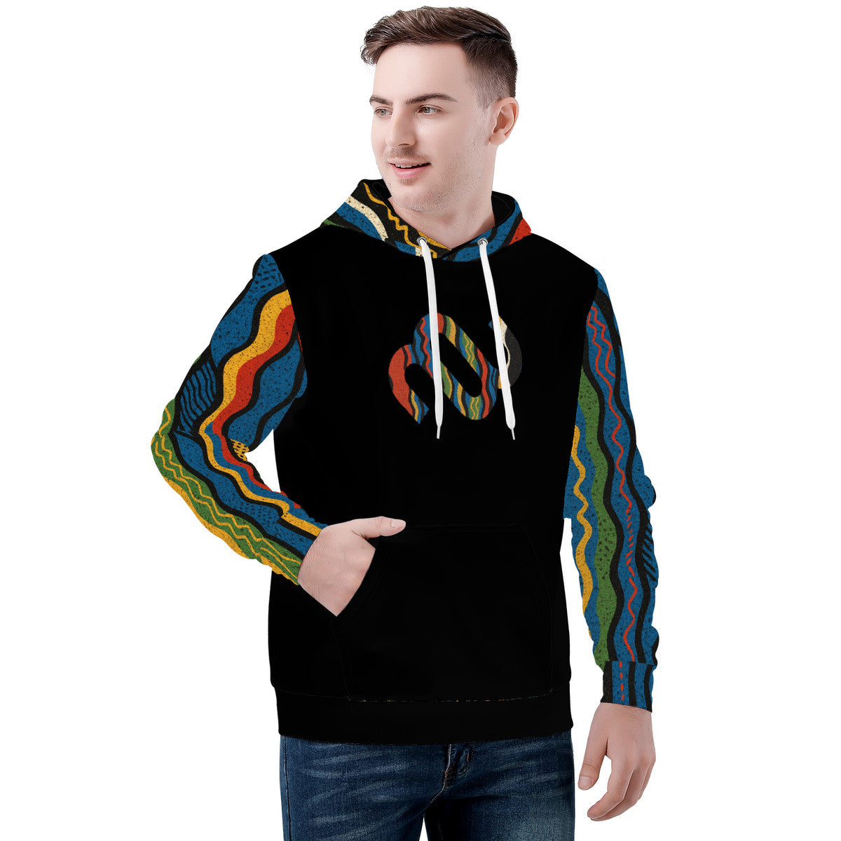 Money Bushae Men's All Over Print Hoodie