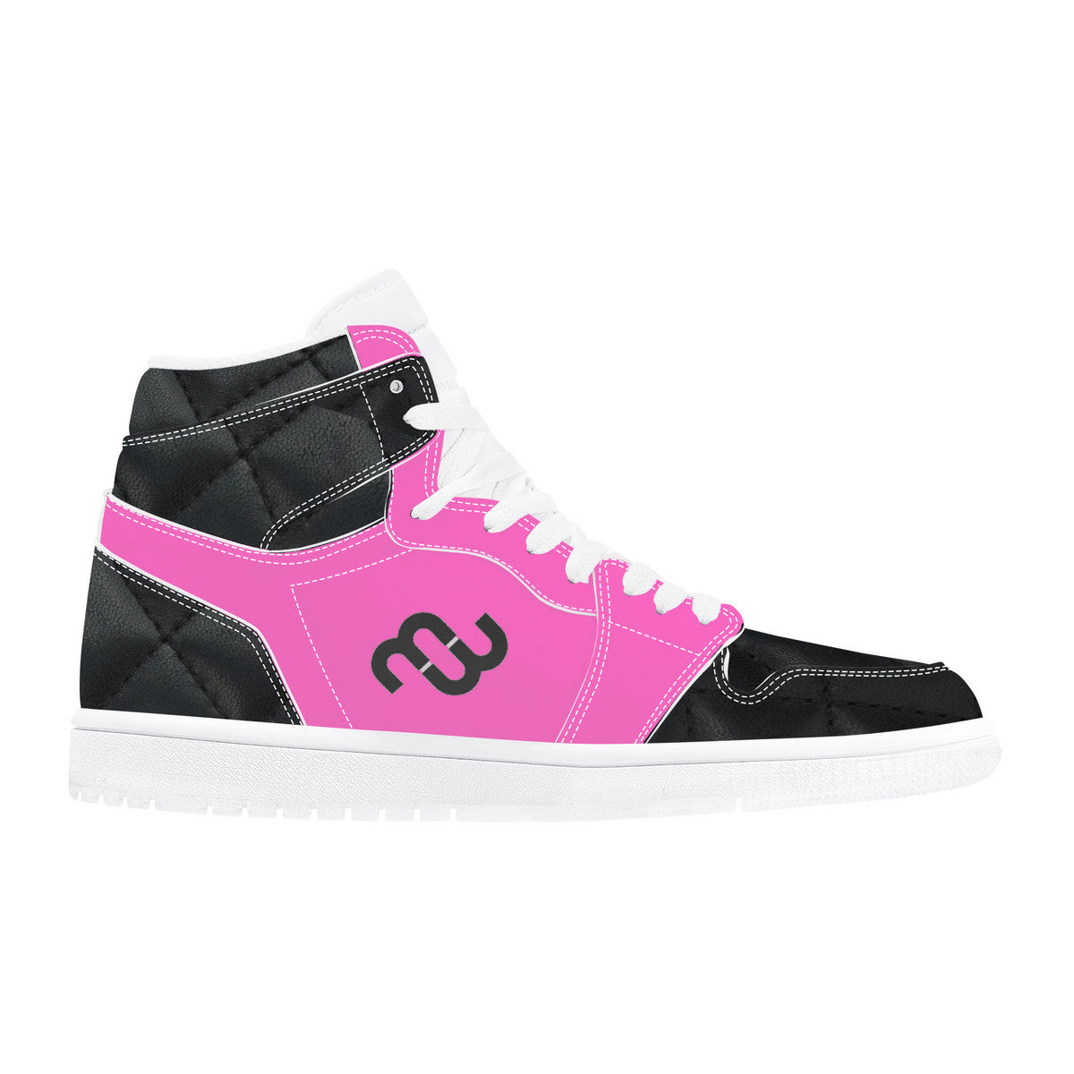 Money Bushae D17 High Top Synthetic Leather Sneaker