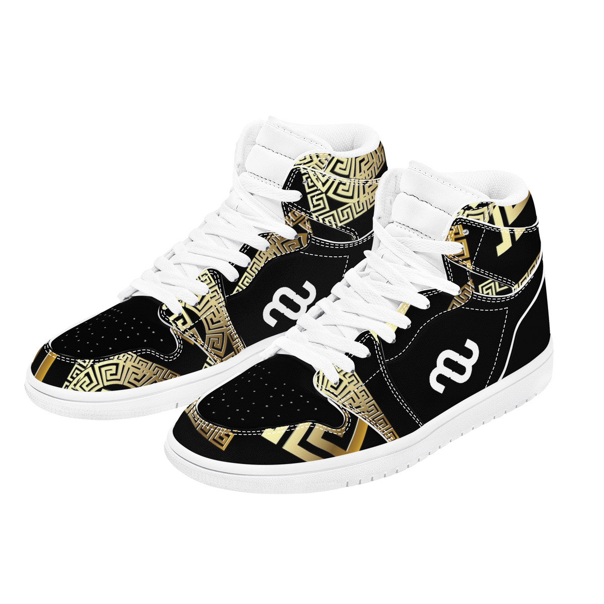 Money Bushae 45 D17 High Top Synthetic Leather Sneaker