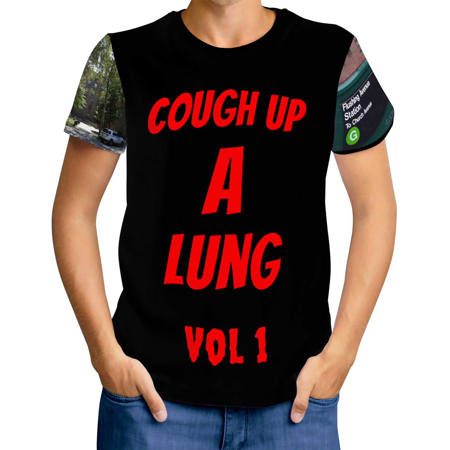 Marcy pjs cough up a lung D61 Men's All Over Print T-Shirt