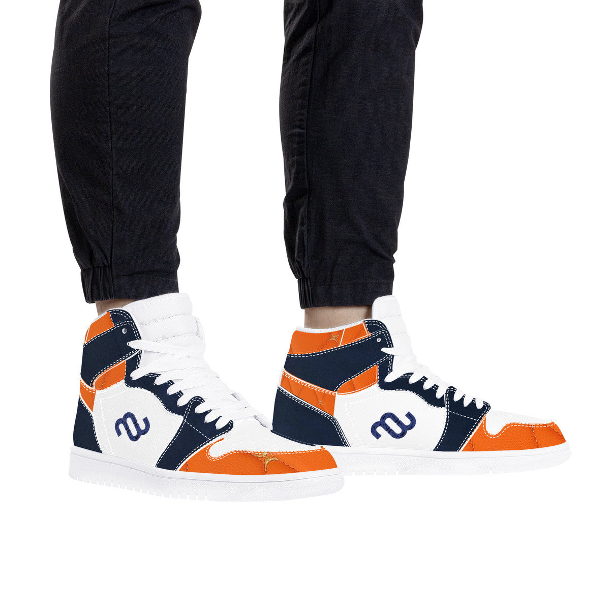 Money Bushae D17 High Top Synthetic Leather Sneaker