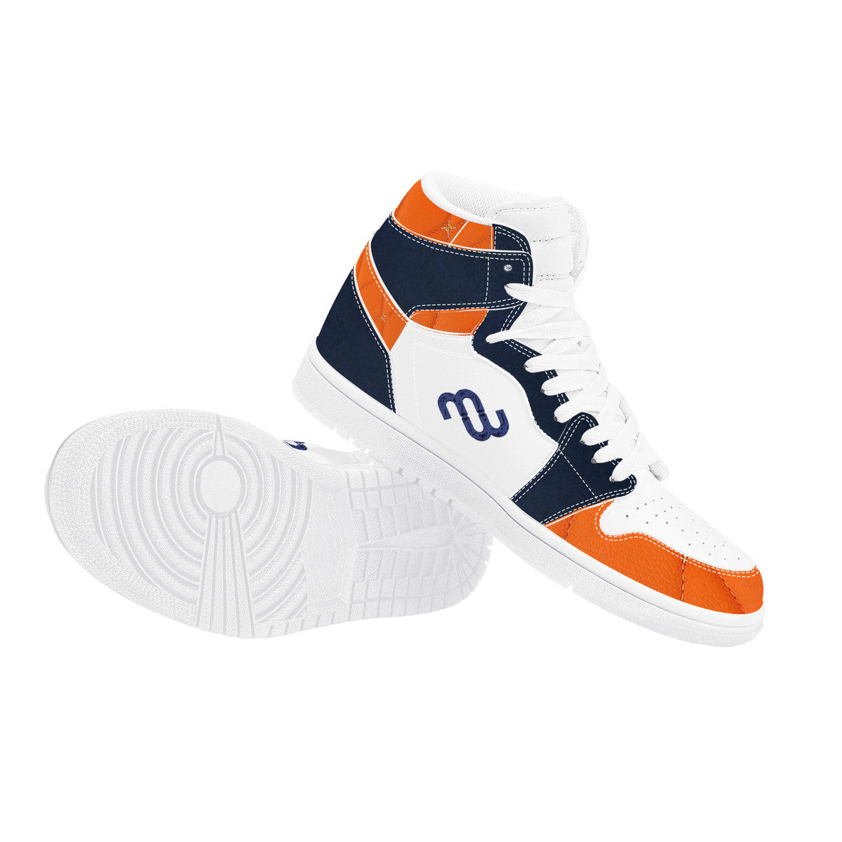 Money Bushae D17 High Top Synthetic Leather Sneaker