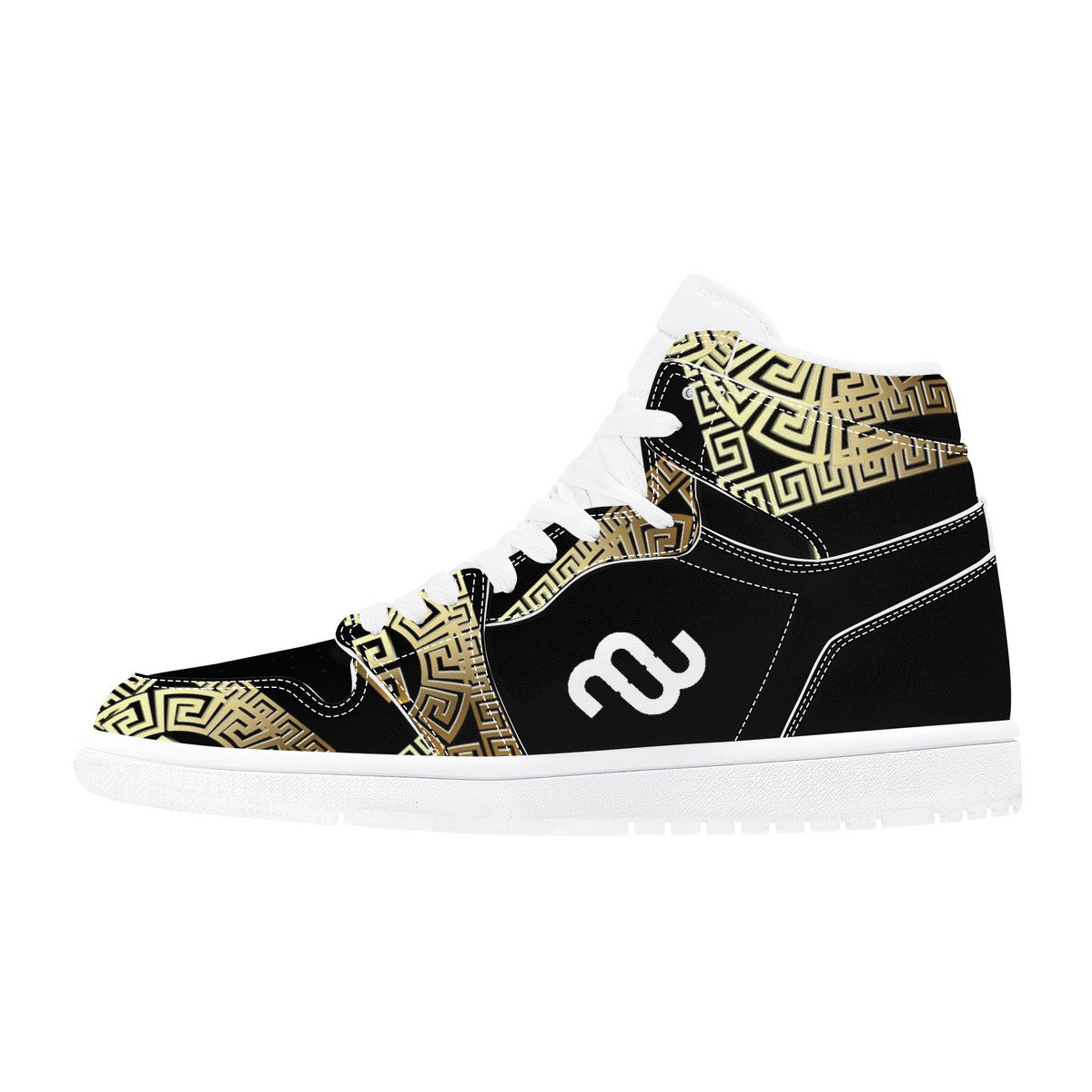 Money Bushae 45 D17 High Top Synthetic Leather Sneaker