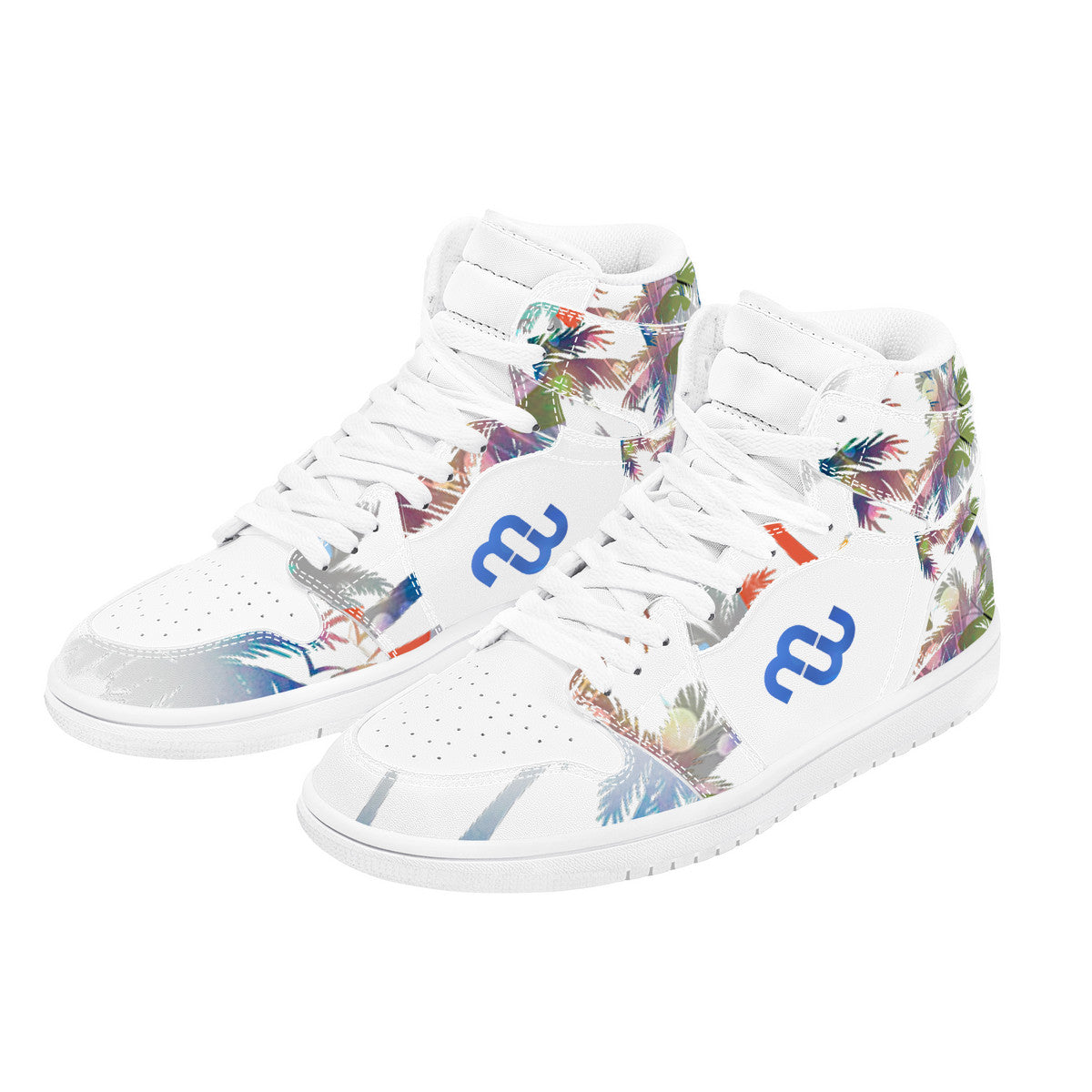 Money Bushae D17 High Top Synthetic Leather Sneaker