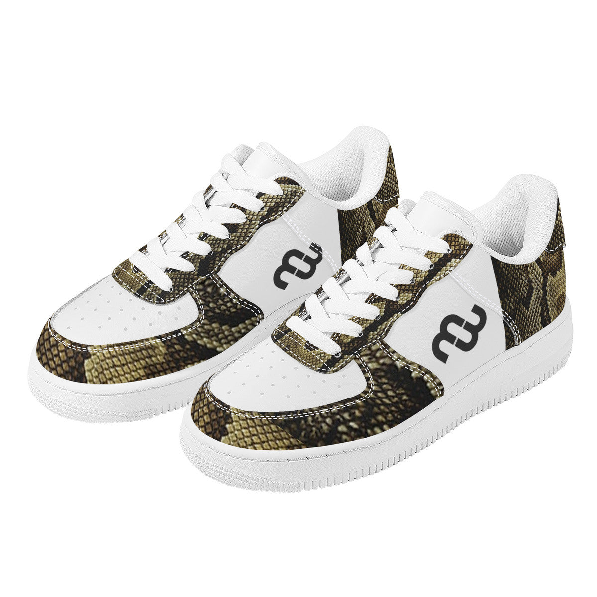 Money Bushae Snake skin print SF_F8 Low Top Unisex Sneaker