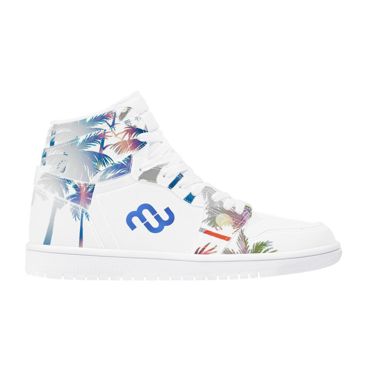 Money Bushae D17 High Top Synthetic Leather Sneaker