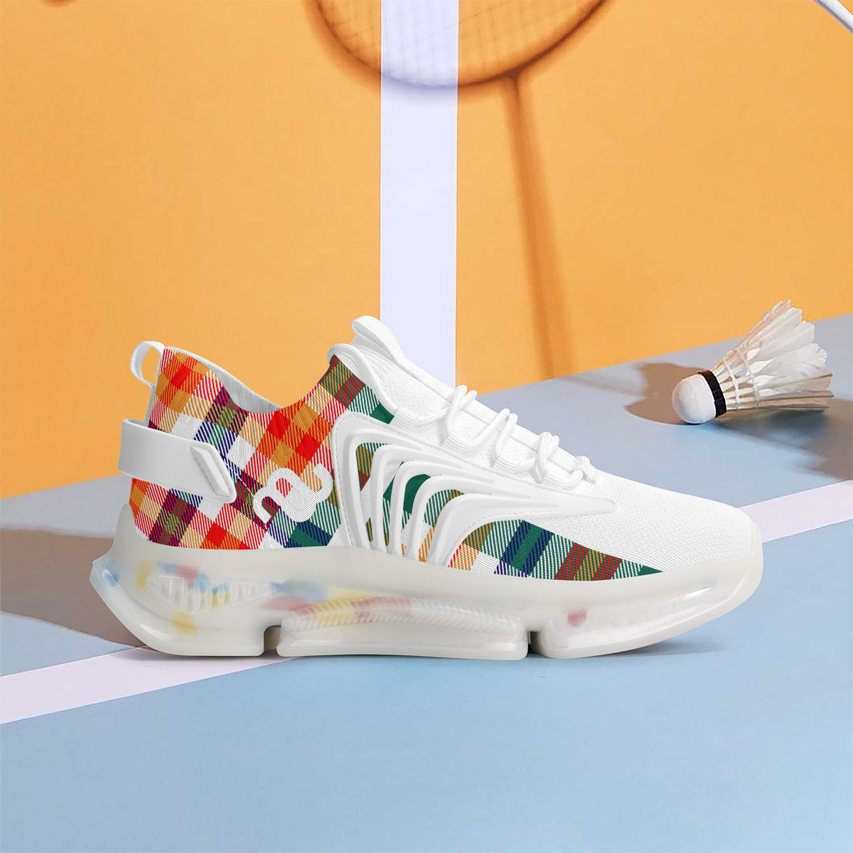 Money Bushae SF_S35 Air Max React Sneakers - White