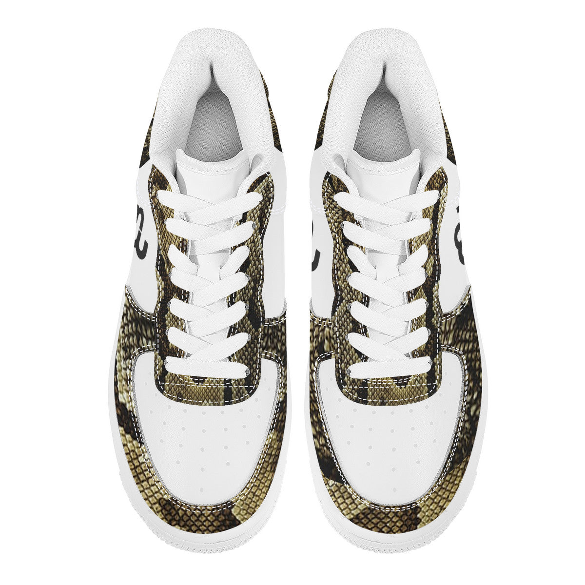 Money Bushae Snake skin print SF_F8 Low Top Unisex Sneaker