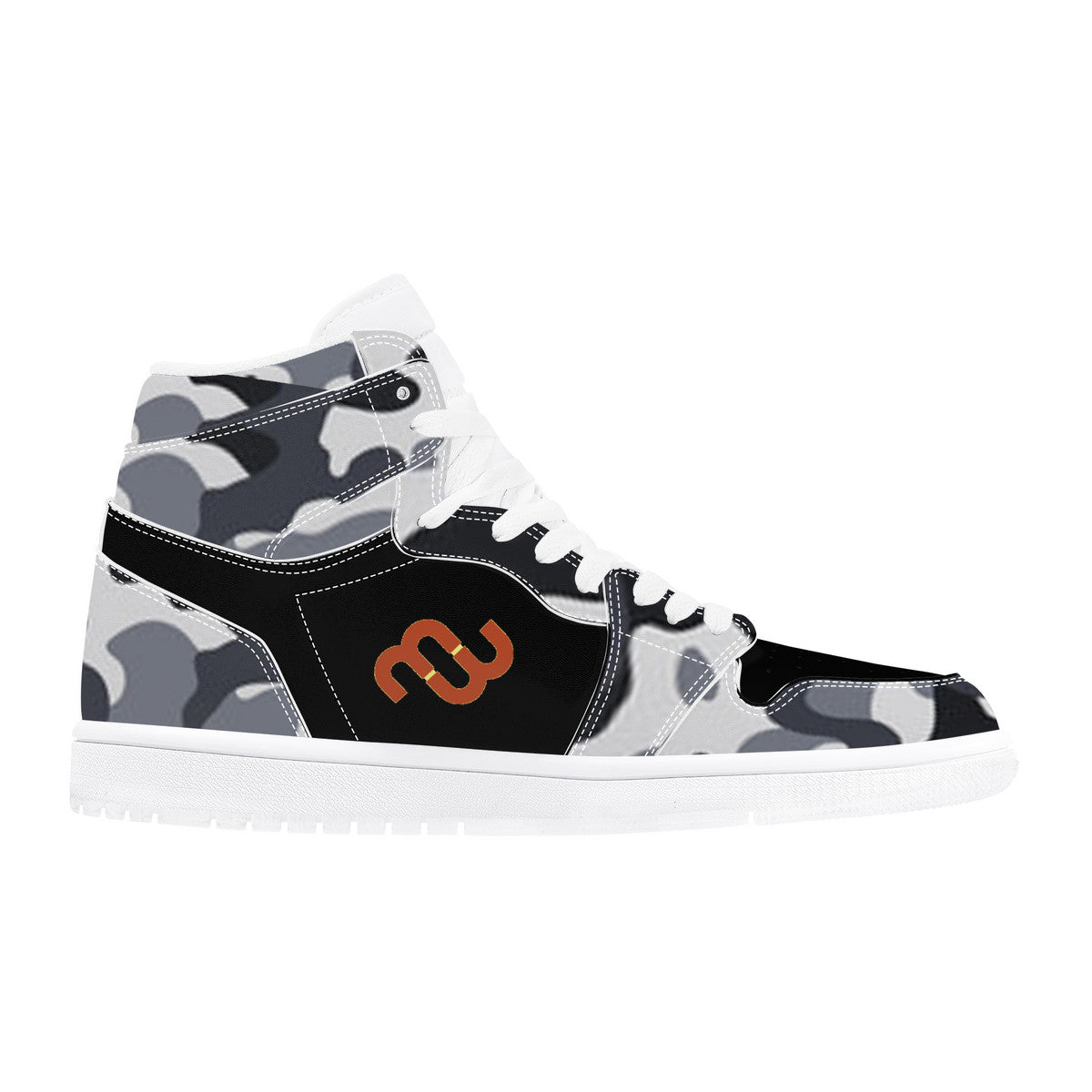 Money Bushae D17 High Top Synthetic Leather Sneaker