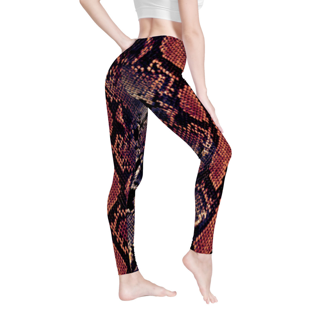 Money Bushae D48 All-Over Print Yoga Leggings