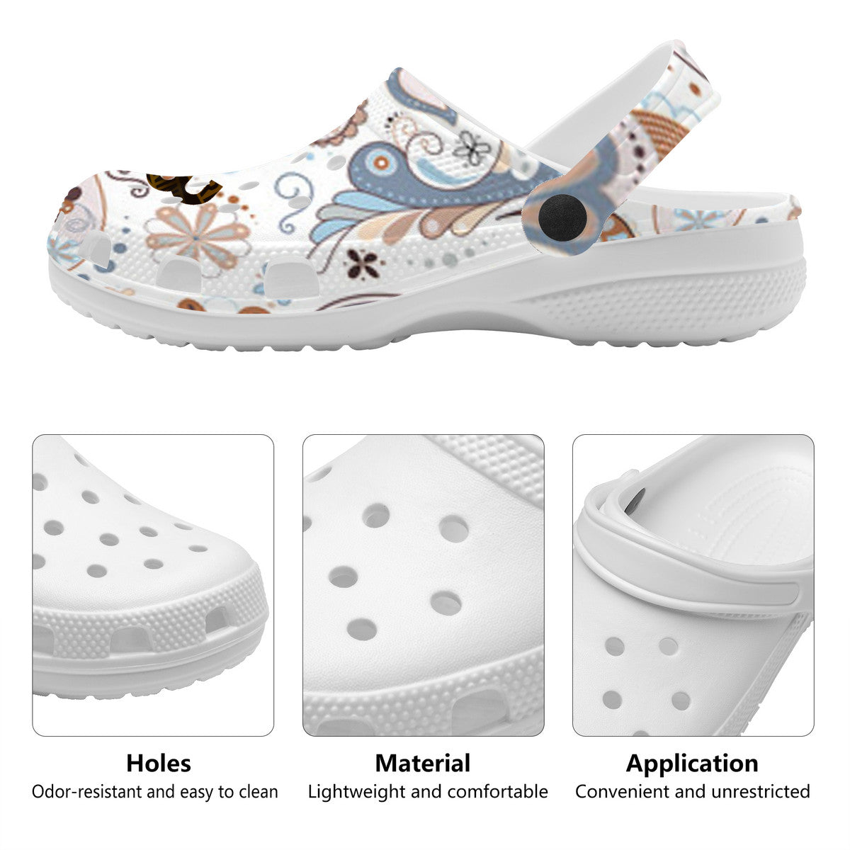 Money Bushae SF_S48_All Over Printing Crocs Clogs