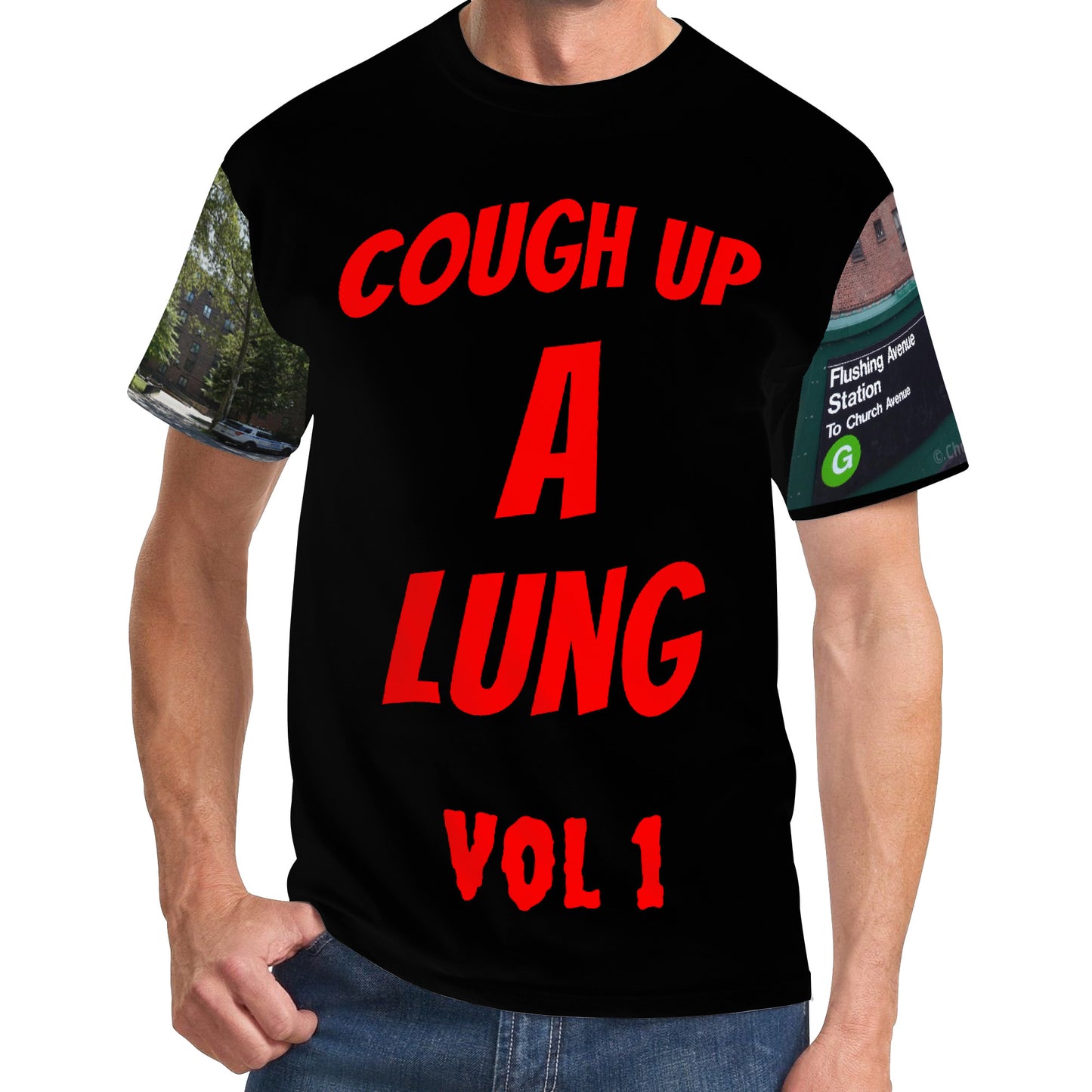 Marcy pjs cough up a lung D61 Men's All Over Print T-Shirt