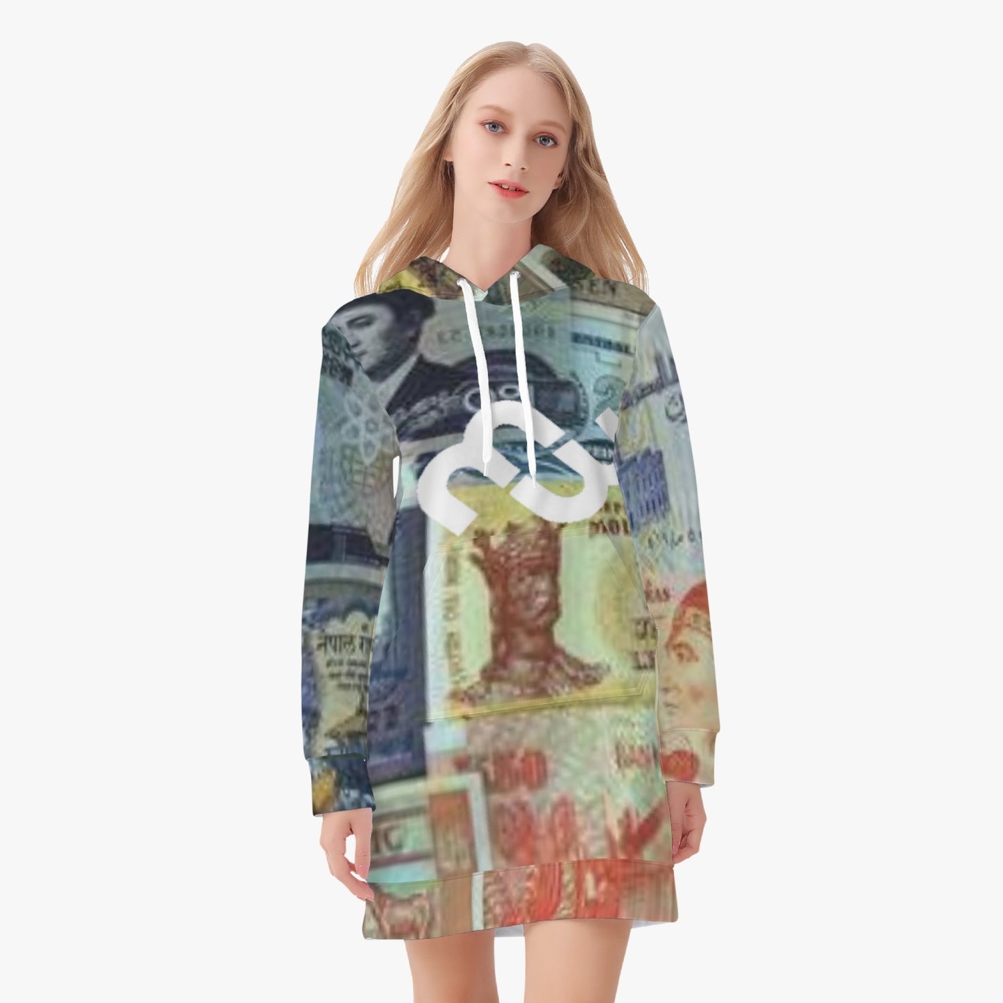 226. Women's AOP Hoodie Dress