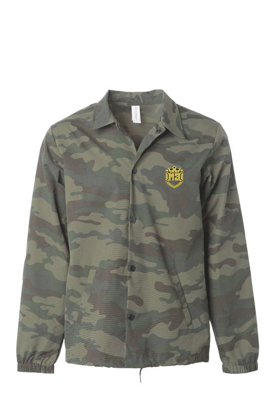 MB Water Resistant Windbreaker Coaches Jacket Camo