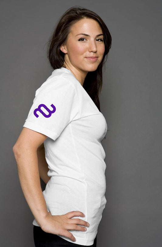 MB womens deep v neck