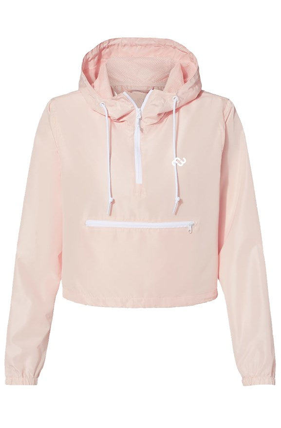 MB Lightweight Pullover Crop Windbreaker