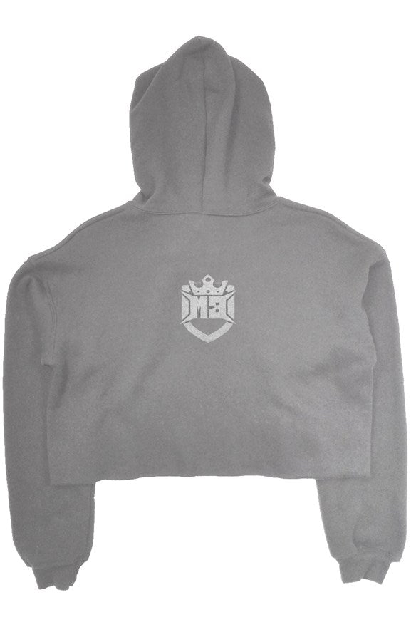 MB crop fleece hoodie