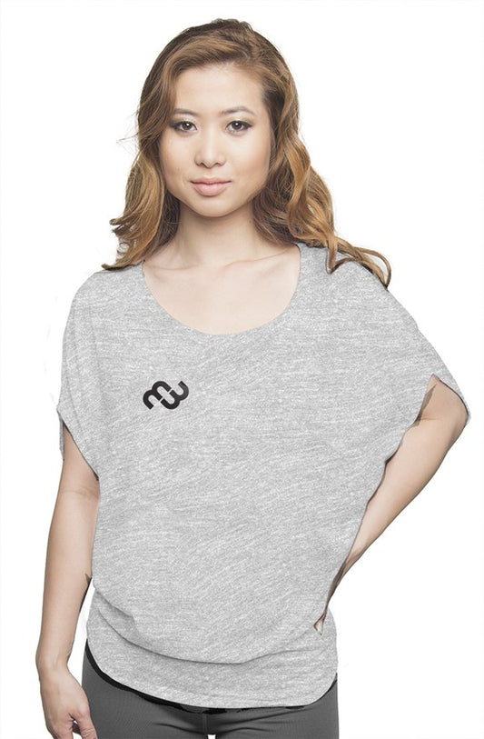 MB flowy draped tee