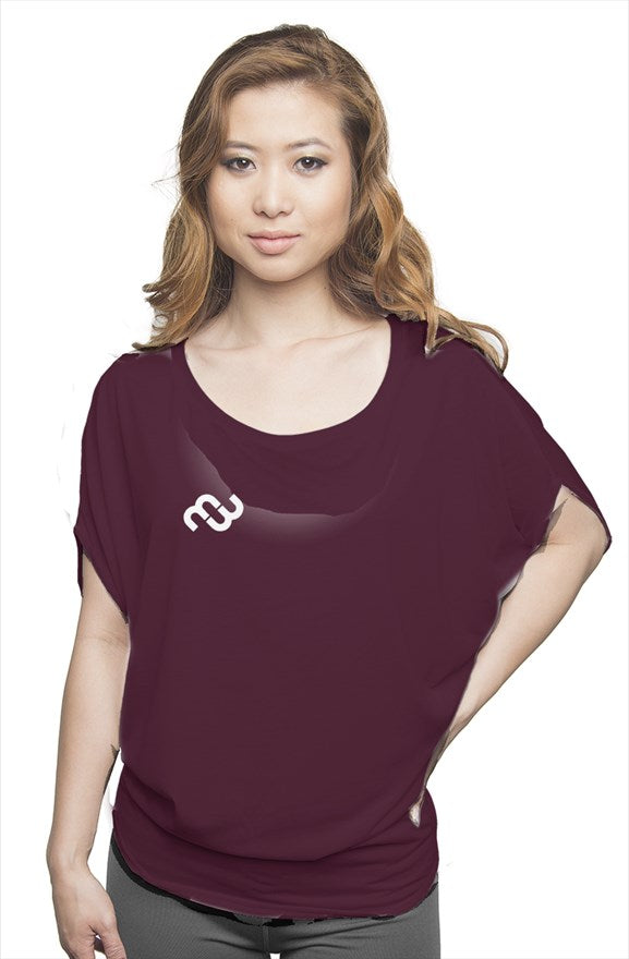 MB flowy draped tee