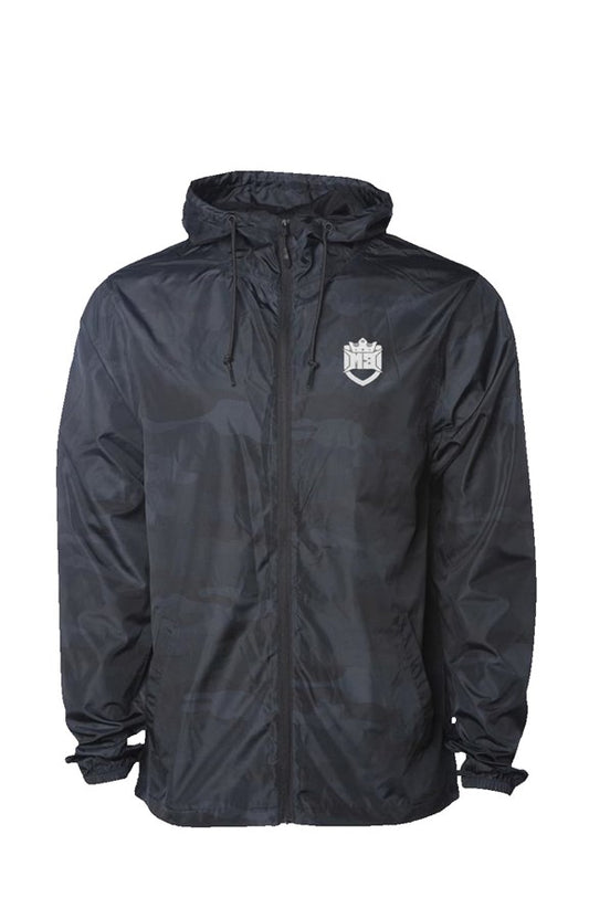 MB Black Camo Water Resistant Windbreaker