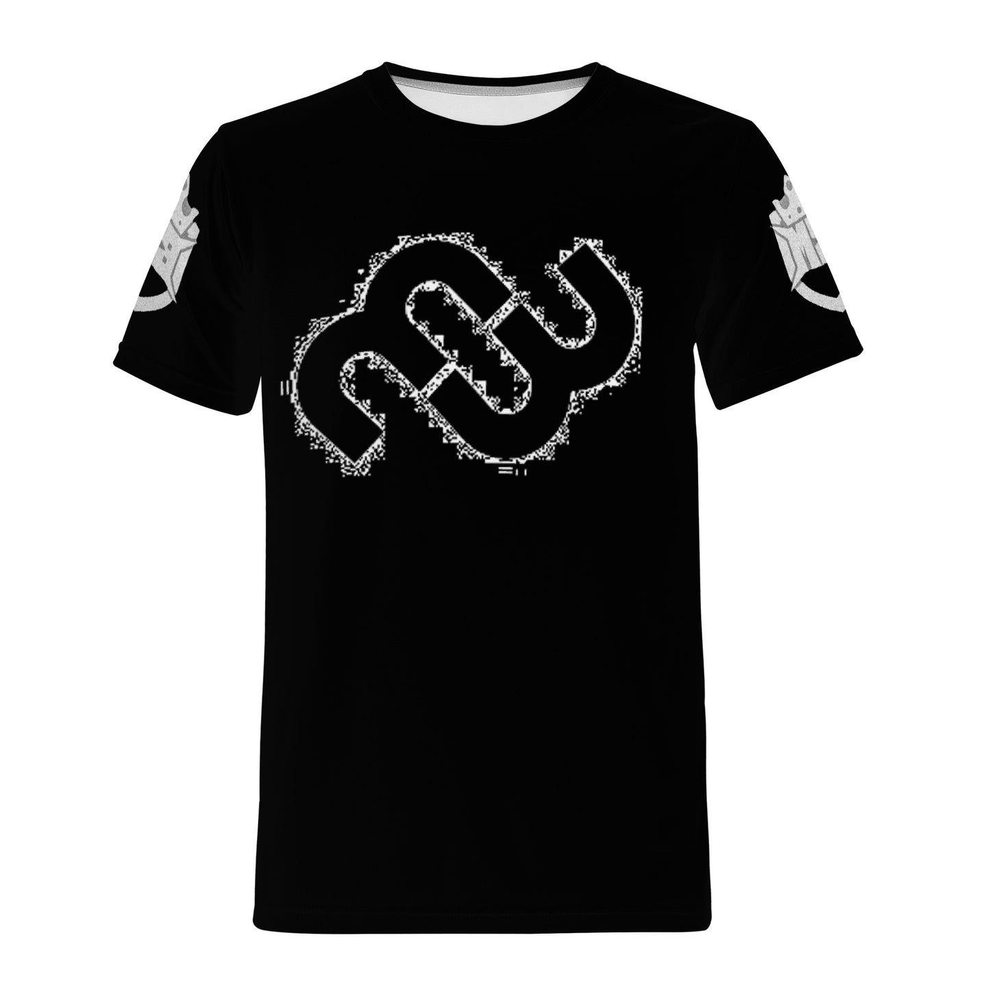 Money Bushae D61 Men's Black and White T-Shirt