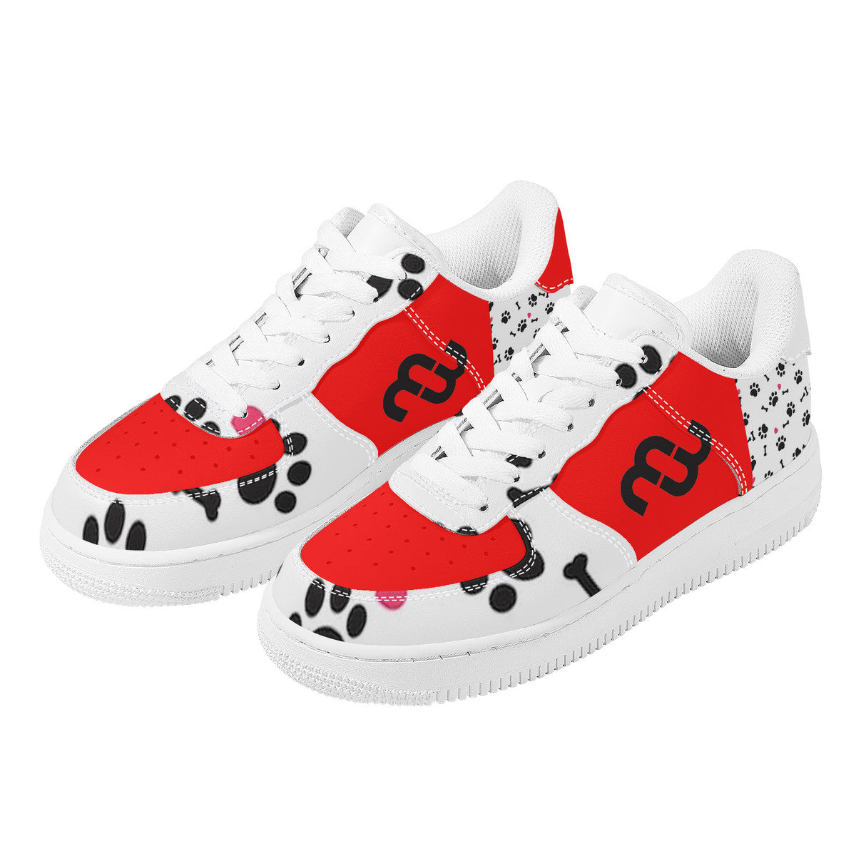 Money Bushae SF_F8 Low Top Unisex Sneaker puppy paws