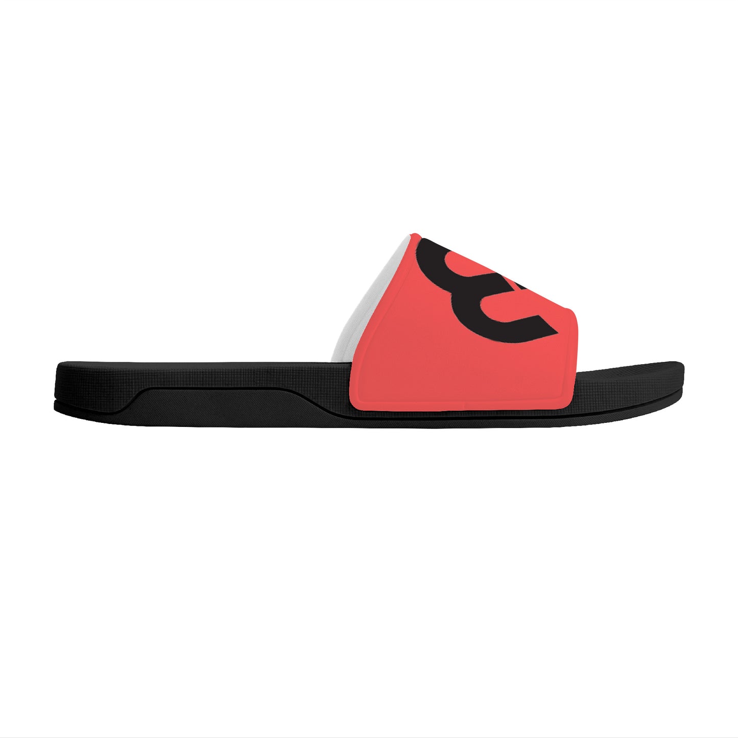 Money Bushae D30 Slide Sandals - Black and Red