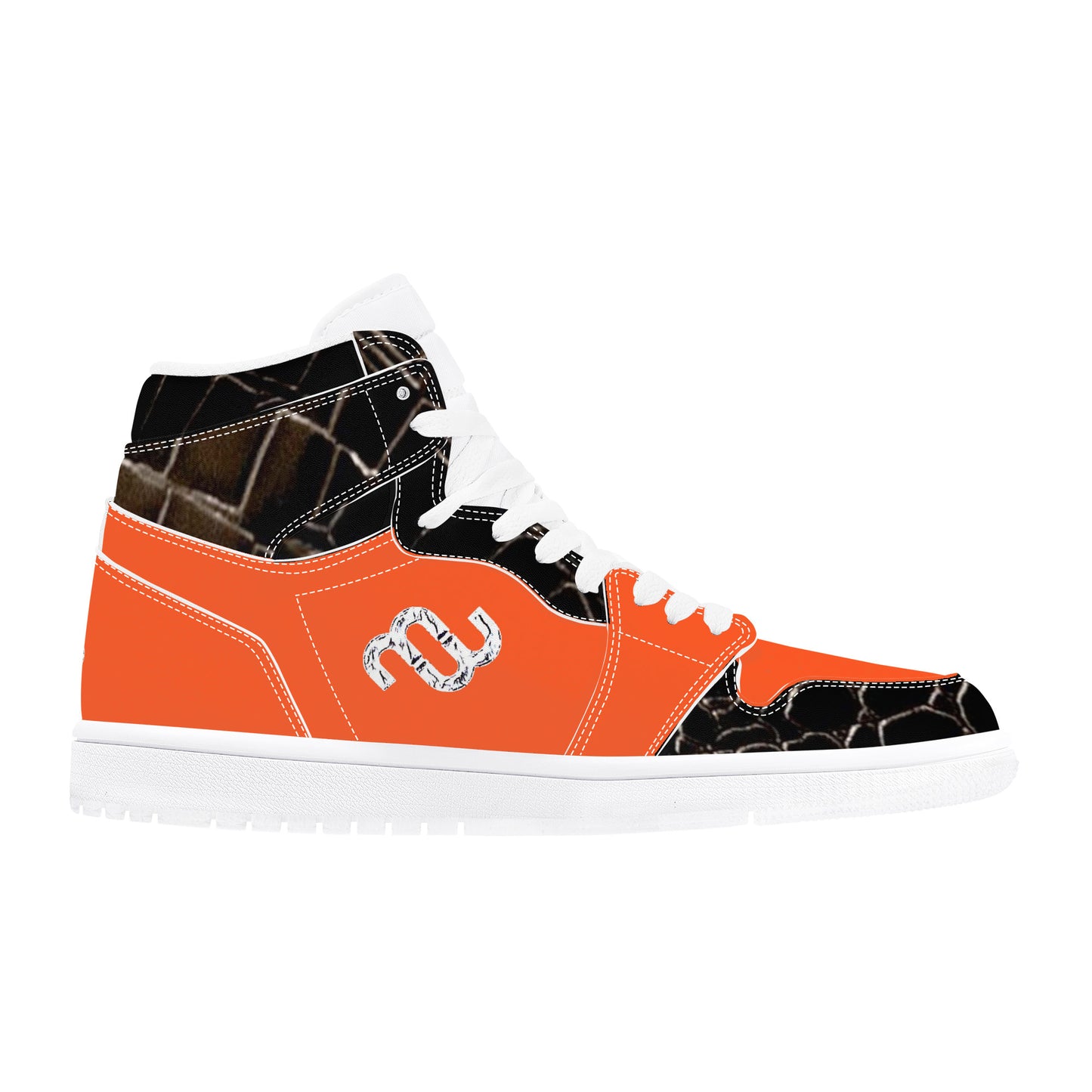 Money Bushae D17 High Top Synthetic Leather Sneaker