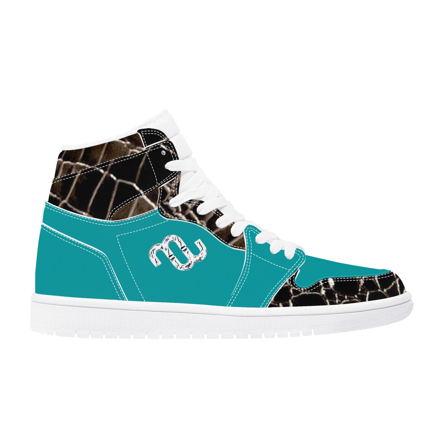 Money Bushae D17 High Top Synthetic Leather Sneaker