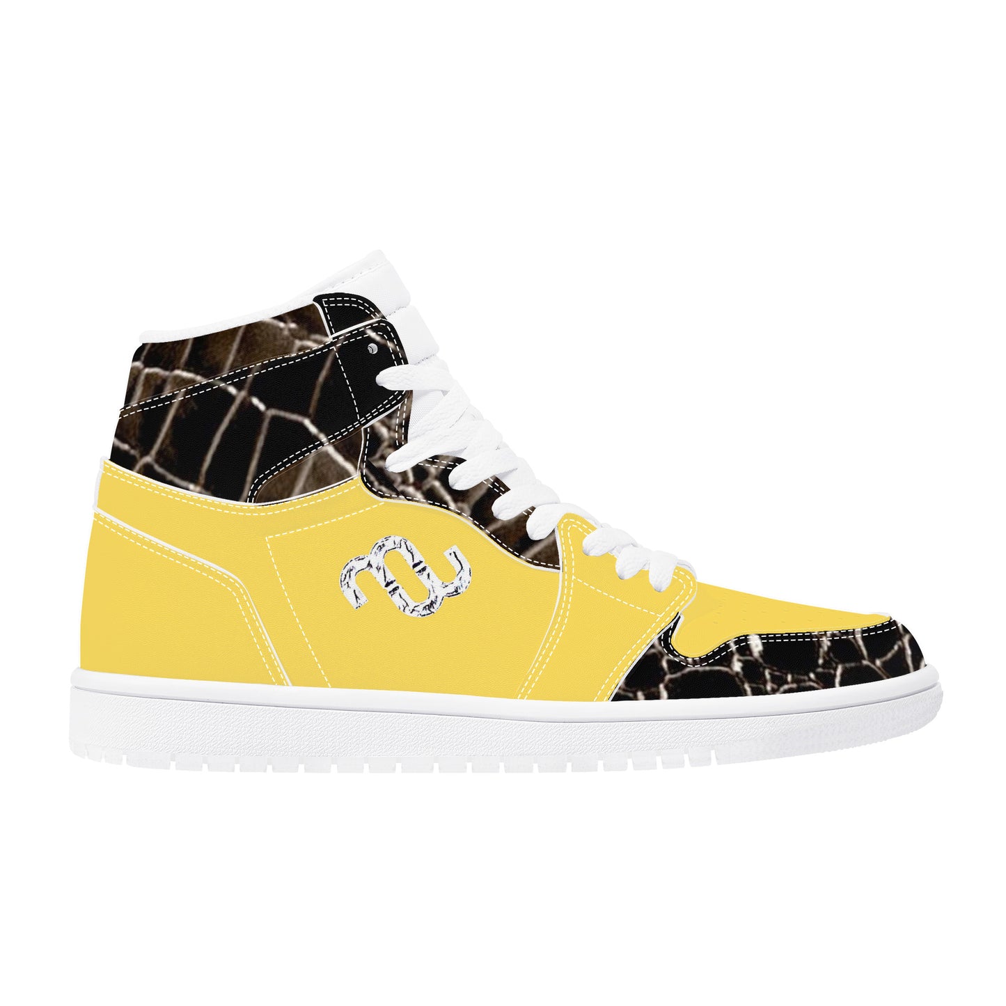Money Bushae D17 High Top Synthetic Leather Sneaker